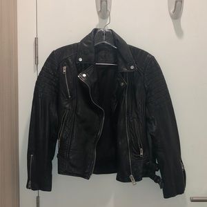 All Saints Black Leather Jacket